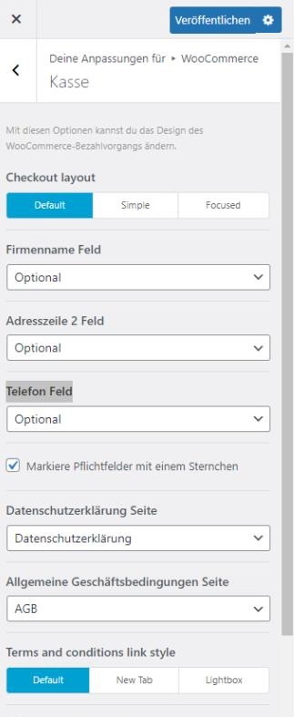 woocommerce checkout feld